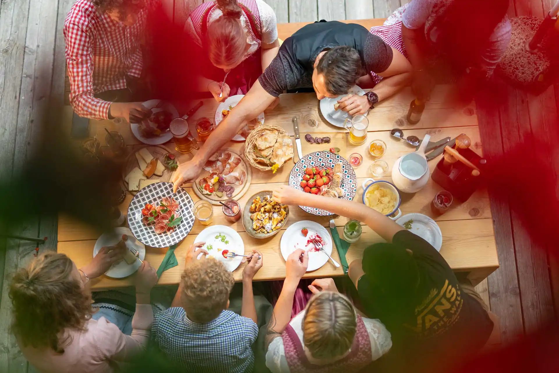 Südtiroler Knödel und Kaiserschmarrn