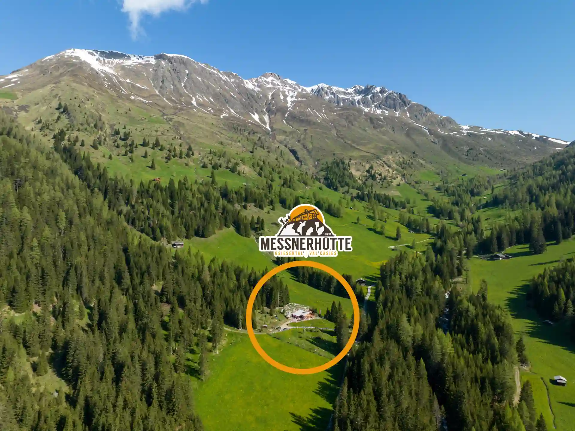 Luftaufnahme Messnerhütte