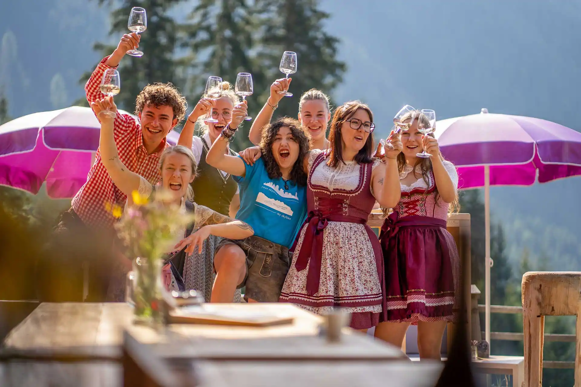 Feiern auf der Messnerhütte